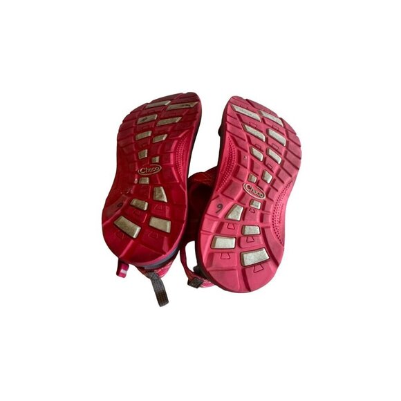 Chacos Womans Pink Gray Sandals Size 5 - Picture 5 of 7